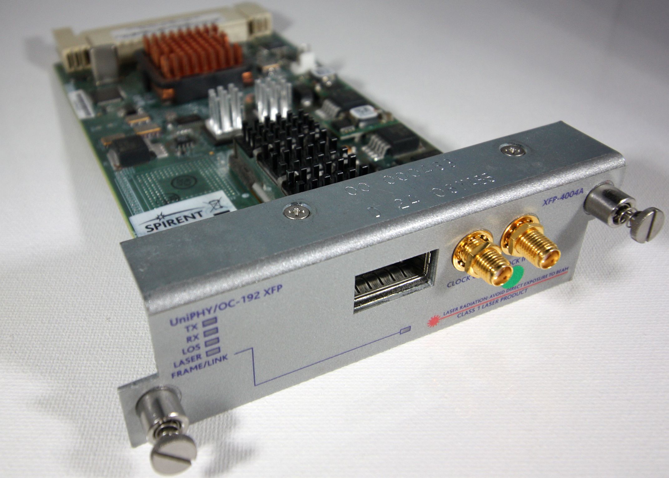Spirent XFP Personality Board